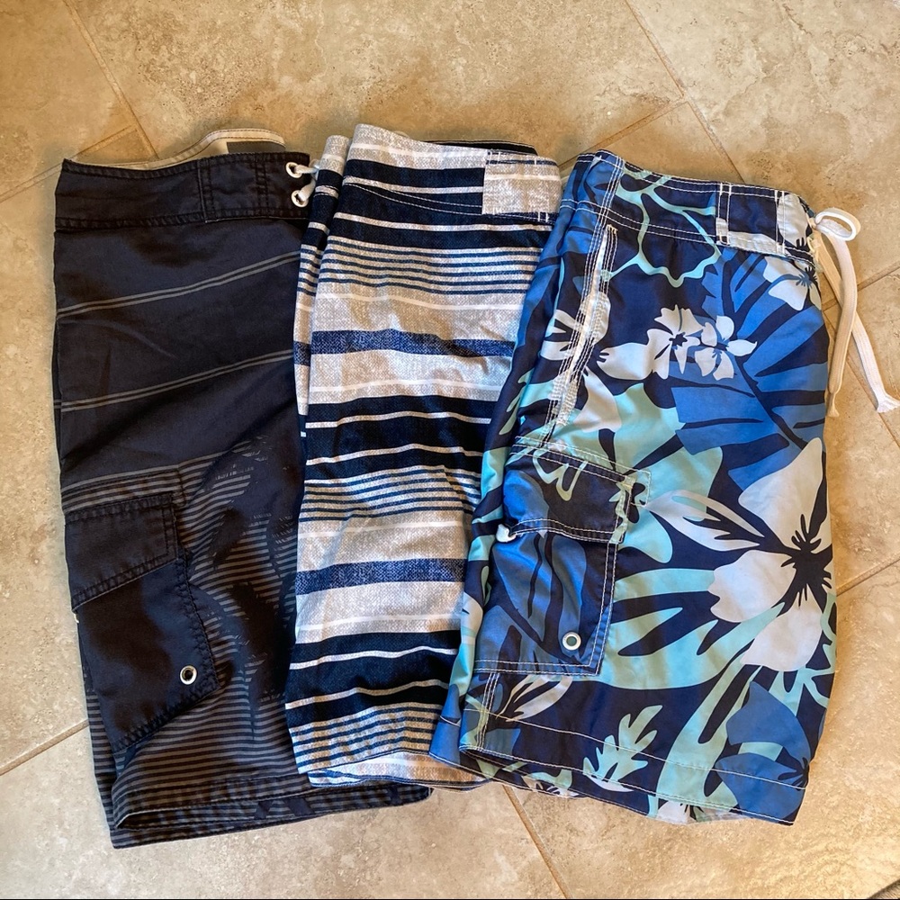 3 Pair of Old Navy Board Shorts